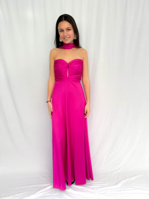 VESTIDO MILA FUCSIA