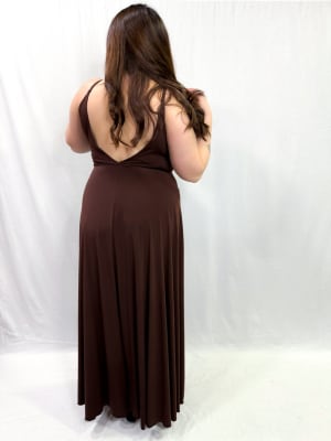 VESTIDO JOSEFA CHOCOLATE