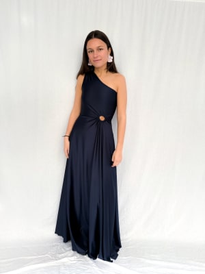 VESTIDO ANGELES AZUL MARINO