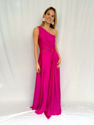 VESTIDO ANGELES FUCSIA