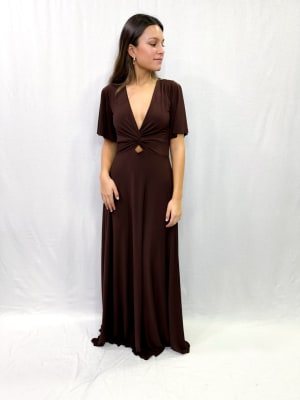 VESTIDO CLARA CHOCOLATE