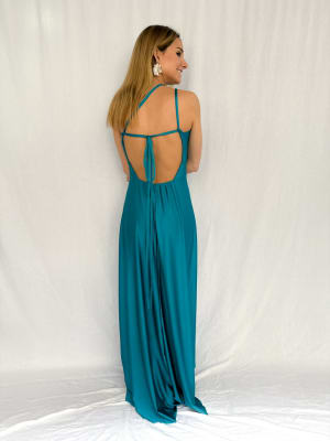 VESTIDO TERE TURQUESA