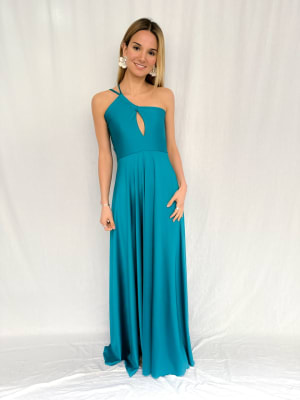 VESTIDO TERE TURQUESA
