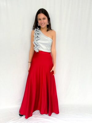FALDA ELOISA ROJA