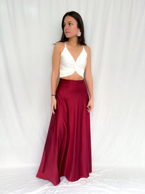 FALDA ELOISA GRANATE