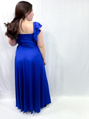 VESTIDO PILI AZUL REY
