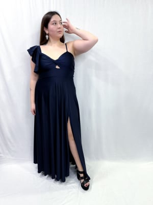 VESTIDO PILI AZUL MARINO