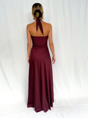 VESTIDO JAVIERA BURDEO