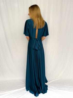 VESTIDO LEYLA PETROLEO