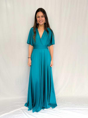 VESTIDO LEYLA TURQUESA