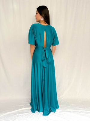 VESTIDO LEYLA TURQUESA