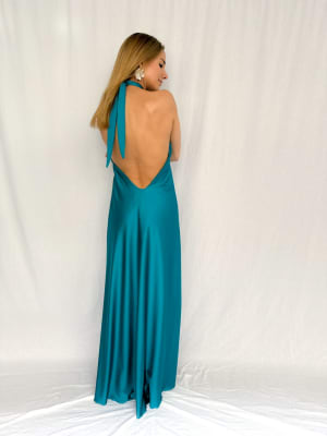 VESTIDO JOSEFINA TURQUESA