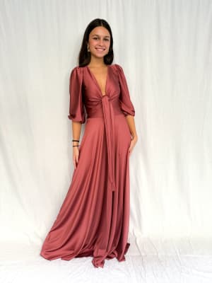 VESTIDO GUADALUPE TERRACOTA