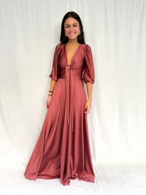 VESTIDO GUADALUPE TERRACOTA