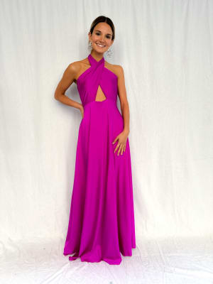 VESTIDO JAVIERA MAGENTA