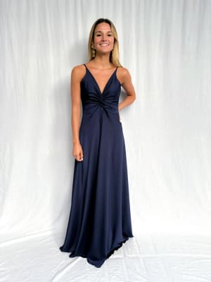 VESTIDO JOSEFA AZUL MARINO