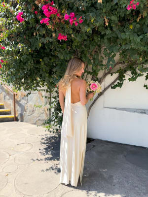 VESTIDO AMANDA CREMA