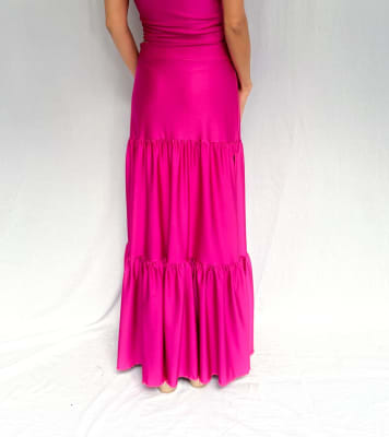 FALDA RENATA FUCSIA
