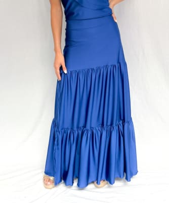 FALDA RENATA AZUL REY