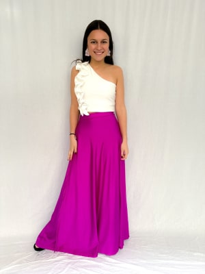 FALDA ELOISA MAGENTA