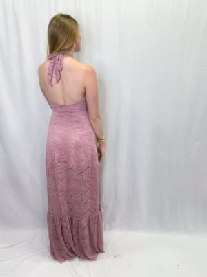 VESTIDO CONSTANZA ROSADO ENCAJE