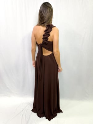 VESTIDO VICENTA CHOCOLATE
