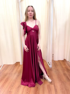 VESTIDO PILI GRANATE