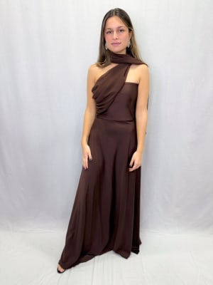 VESTIDO ANASTASIA CHOCOLATE