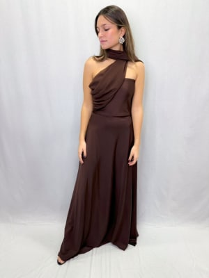VESTIDO ANASTASIA CHOCOLATE
