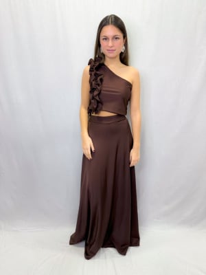 CONJUNTO VICENTA CHOCOLATE DUPONT