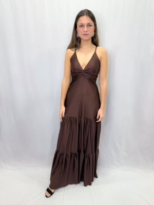 VESTIDO ANA CHOCOLATE DUPONT