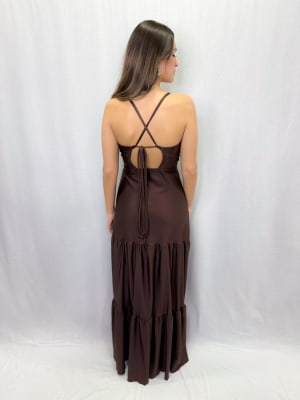 VESTIDO ANA CHOCOLATE DUPONT