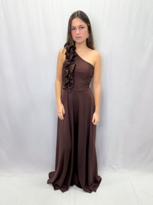 VESTIDO VICENTA CHOCOLATE