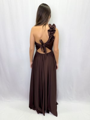 VESTIDO VICENTA CHOCOLATE