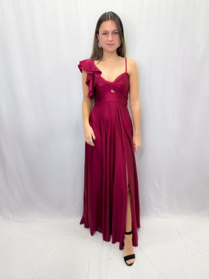 VESTIDO PILI GRANATE