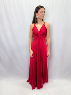 VESTIDO JOSEFA ROJO