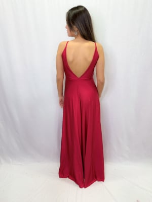 VESTIDO JOSEFA ROJO