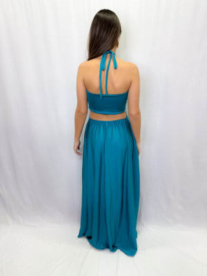 VESTIDO MARIANA TURQUESA