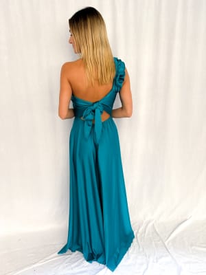VESTIDO VICENTA TURQUESA