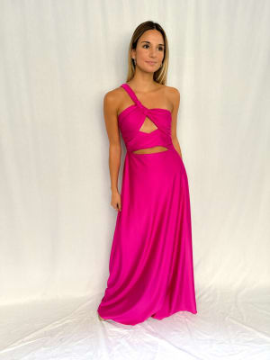 VESTIDO TRINIDAD FUCSIA