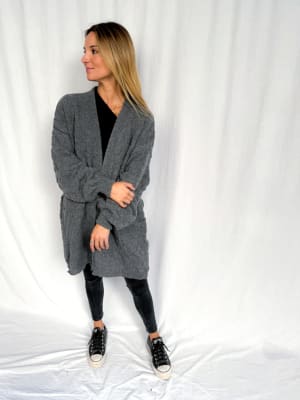 CHALECO LUISA GRIS