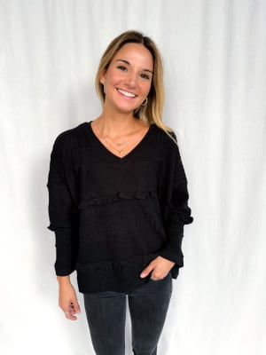 CHALECO SARA NEGRO
