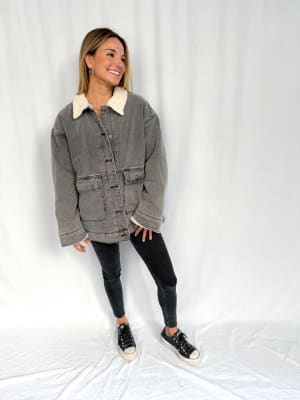 CHAQUETA BEGOÑA GRIS