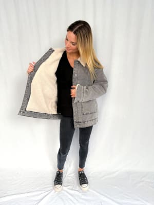 CHAQUETA BEGOÑA GRIS