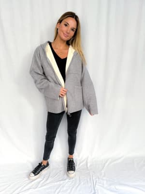 CHAQUETA ALICIA GRIS