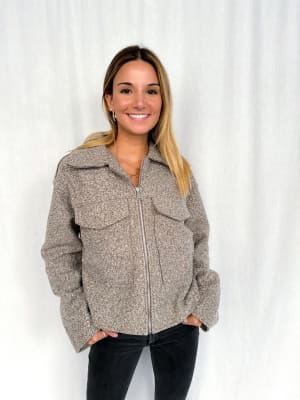 CHAQUETA RENATA TAUPE