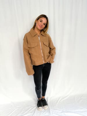 CHAQUETA RENATA CAMEL
