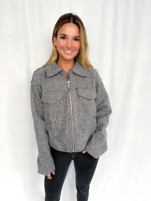 CHAQUETA RENATA GRIS