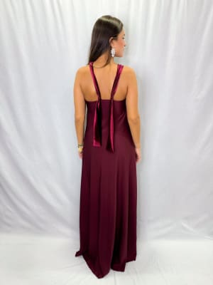 VESTIDO VALENTINA BURDEO