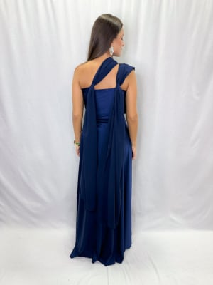 VESTIDO MACARENA AZUL MARINO
